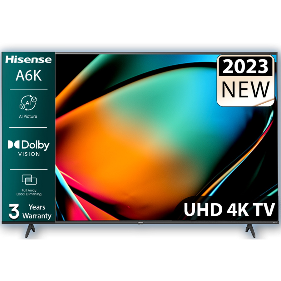 טלוויזיה Hisense 55A6K 4K ‏55 ‏אינטש הייסנס - זאפ השוואת מחירים